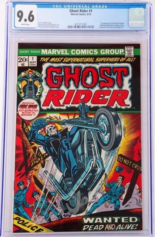 GHOST RIDER # 1 CGC 9.6 - 1ST SON OF SATAN (1 of 4)