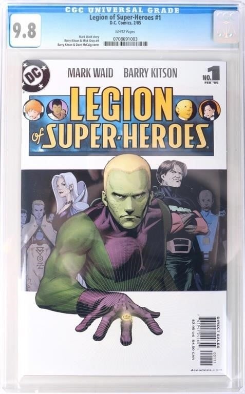 LEGION OF SUPERHEROES MARK WAID #1 CGC 9.8 NM (1 of 3)