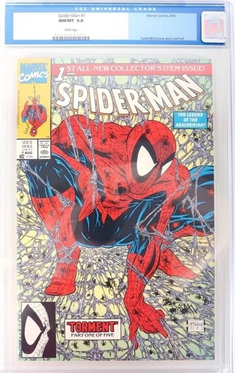 SPIDER MAN #1 CGC 9.8 - TODD MCFARLANE ART (1 of 3)