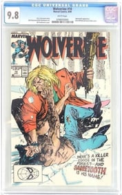 WOLVERINE #10 SABERTOOTH APP. CGC GRADED 9.8