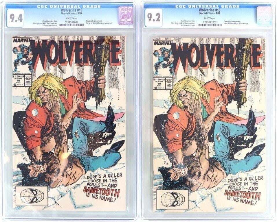 WOLVERINE #10 SABERTOOTH APP. GRADED COMIC BOOKS (1 of 9)