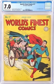 WORLD'S FINEST COMICS ISSUE # 17 CGC 7.0 NEW LABEL