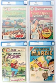 ASSORTED CHARLTON ROMANCE COMICS CGC GRADED
