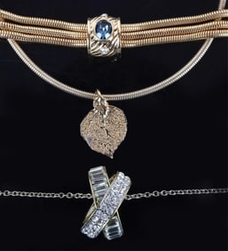 LADIES GOLD-TONED DESIGNER JEWELRY ROAN JM