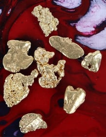 FINE GOLD EARTH MINED NUGGETS 5.92 GRAMS TW