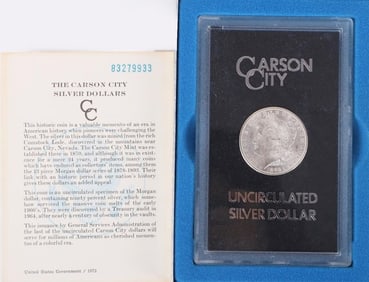 1883 CC MORGAN DOLLAR MS RICHARD NIXON GSA SERIES