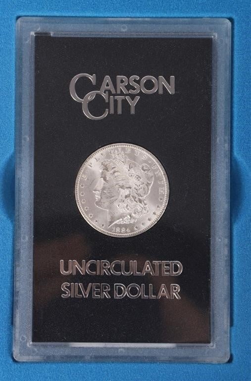 1884 CC MORGAN DOLLAR MS RICHARD NIXON GSA SERIES (1 of 3)