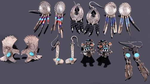 STERLING SILVER SOUTHWEST LADIES EARRINGS