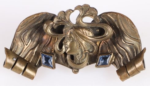 ANTIQUE GENUINE ART NOUVEAU BROOCH