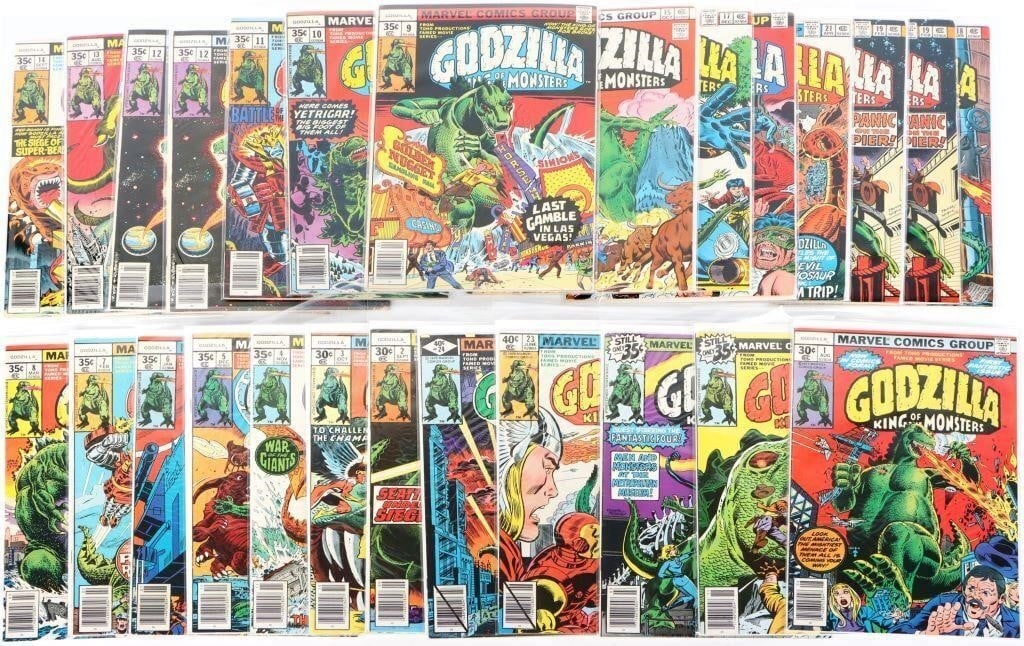 GODZILLA (1977) COMICS COMPLETE SET W/ EXTRAS (1 of 10)
