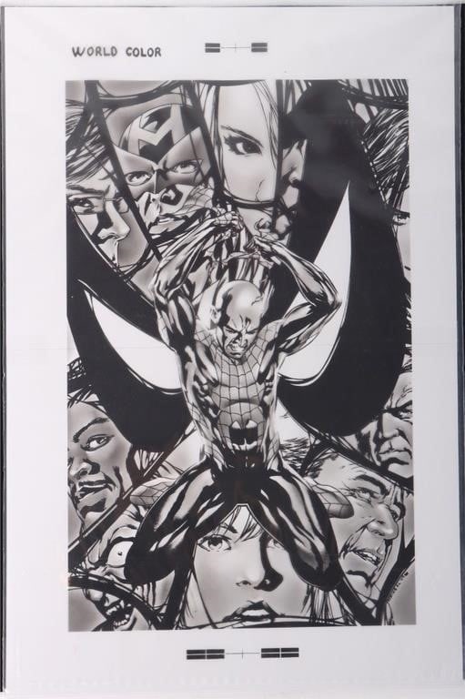 HOUSE OF M #5 PRODUCTION ART VIRGIN COVER (1 of 3)