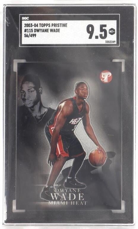 2003-04 TOPPS PRISTINE #115 DWYANE WADE 59/499 (1 of 3)