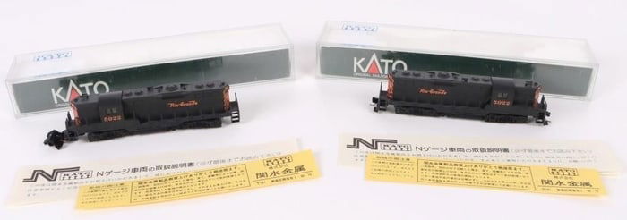 KATO N GAUGE ORIGINAL RAILROAD MODELS - (2)