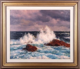 AFTER IVAN F. CHOULTSE OIL ON CANVAS FRAMED