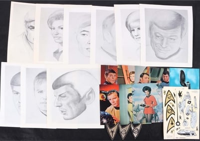 STAR TREK LINCOLN ENTERPRISES LATE 60'S MERCH