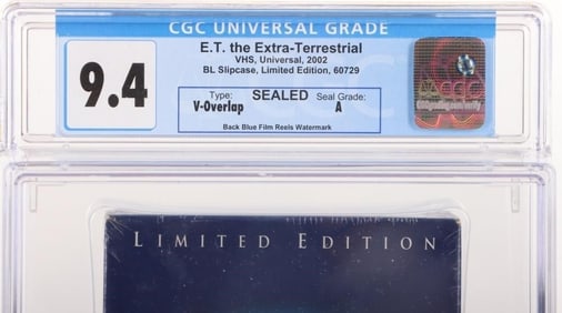 VHS ET EXTRA-TERRESTRIAL 2002 TRU LIMITE CGC 9.4