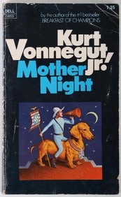 KURT VONNEGUT SIGNED COPY MOTHER NIGHT FIRST ED