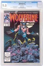 WOLVERINE #1 FIST WOLVERINE AS PATCH CGC 9.0