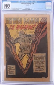 TALES OF SUSPENSE #39 FIRST APP IRON MAN CGC NG