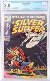 SILVER SURFER #4 1969 SILVER AGE COMIC CGC 3.0