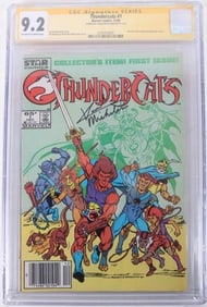SIGNED THUNDERCATS #1 CGC 9.2 BASED ON TV SERIES