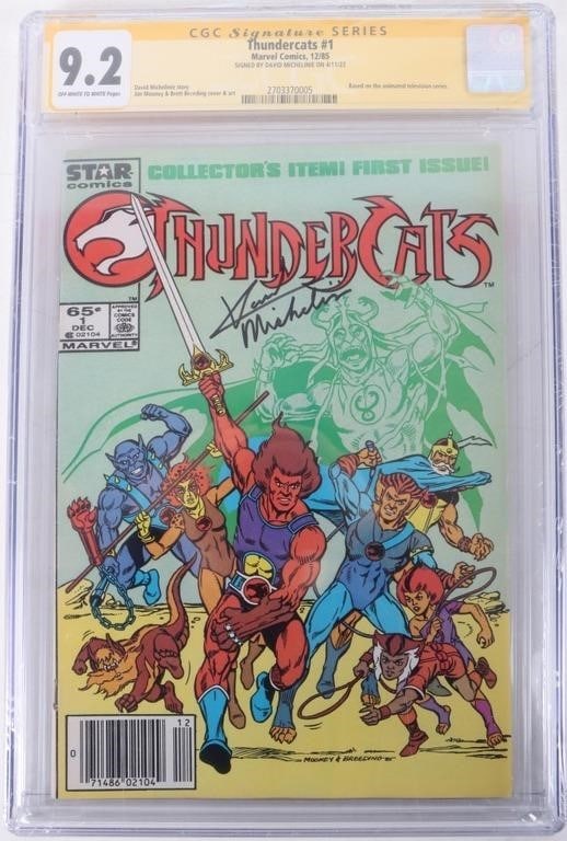 SIGNED THUNDERCATS #1 CGC 9.2 BASED ON TV SERIES (1 of 4)