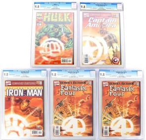 MARVEL MAIN HEROES CGC GRADED COLLECTION (5)