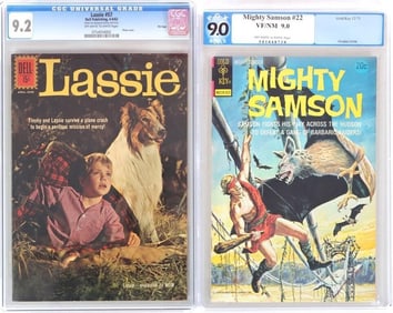 GOLD KEY & DELL COMICS GRADED DUO LOT