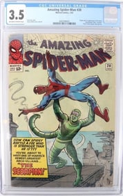 AMAZING SPIDER-MAN # 20 1ST APP SCORPION CGC 3.5