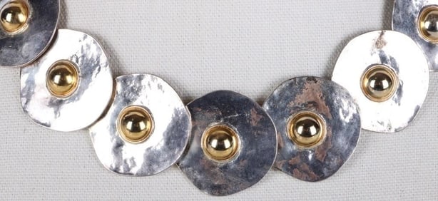 LES BERNARD LARGE CHUNKY RUNWAY NECKLACE