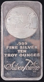 FINE SILVER 10 TROY OUNCE SILVER TOWNE BULLION