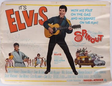 ELVIS SPINOUT 1966 HORIZONTAL POSTER 66/309