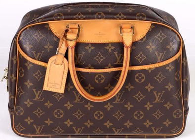LOUIS VUITTON MONOGRAM DEAUVILLE BROWN HAND BAG