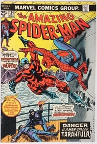 AMAZING SPIDER-MAN #134 MARVEL 1974 1ST TARANTULA