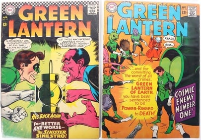 GREEN LANTERN #52 & #55 KEY COMIC BOOKS - (2)
