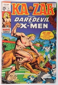 KA-ZAR #1 - 1ST REPRINT OF 1ST APP. - MARVEL 1970