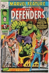 MARVEL FEATURE #1 MARVEL 1971 1ST DEFENDERS APP.