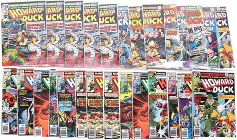 MARVEL HOWARD THE DUCK EARLY COLLECTION (28 BOOKS)