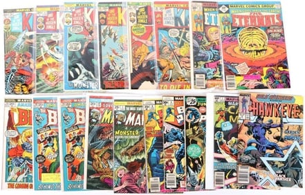 MARVEL SOLO TITLES COLLECTION 18 RAW BOOKS