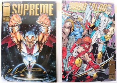 ROB LIEFELD AUTOGRAPHED IMAGE COMIC BOOKS W/ COA