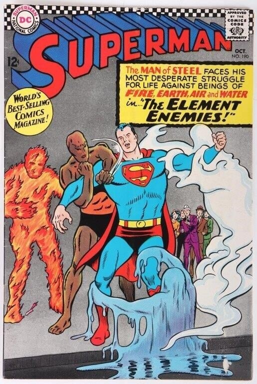 SUPERMAN #190 DC COMICS 1966 (1 of 5)