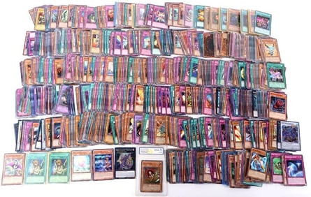 YUGIOH HUGE COLLECTION OF 1996 CARDS & HOLOS