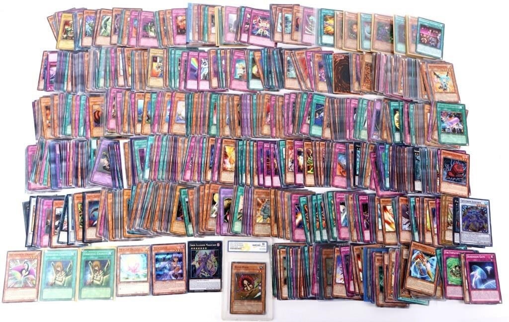 YUGIOH HUGE COLLECTION OF 1996 CARDS & HOLOS (1 of 9)
