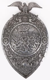REPLICA SHIELD OF HENRY II OF FRANCE WALL ART