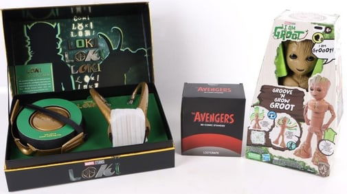 ASSORTED MARVEL COLLECTIBLE TOYS - (3)