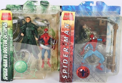 MARVEL SELECT SPIDER-MAN ACTION FIGURE SETS - (2)