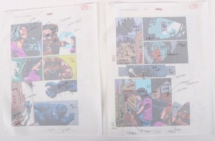 ORIGINAL COLOR GUIDE & INK SPREAD VENOM MADNESS--4