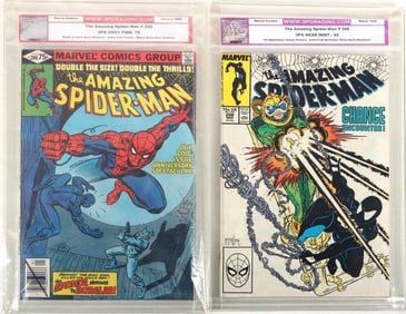 AMAZING SPIDER-MAN #200 & #298 COMIC BOOKS