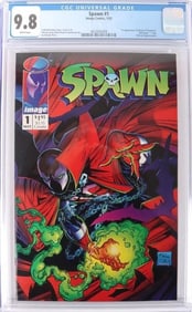 SPAWN # 1 CGC GRADED 9.8 NM+ TODD MCFARLANE