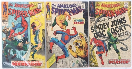 AMAZING SPIDER-MAN KEY COMIC BOOKS - LOT OF 3